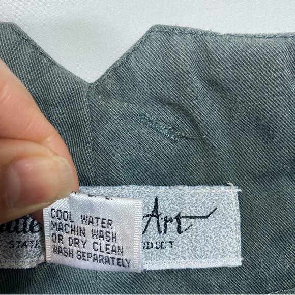 Walking Wide leg Shorts State of the Art shorts women boho green size 5/6 - Picture 7 of 10